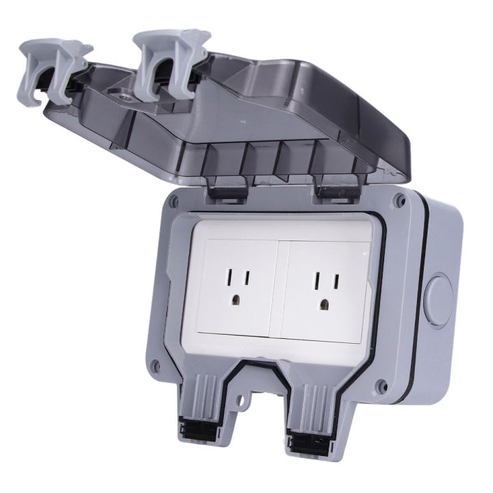 Weatherproof%20Wall%20Socket%20Box,%2015A%20250V%20IP66%20Waterproof%20Outdoor%20Waterproof%20Socket%20Vertical%20Install%20US%20Style%20Good%20Sealing%20with%20Screw%20for%20Gardens%20for%20Garages%20-%20Image%203