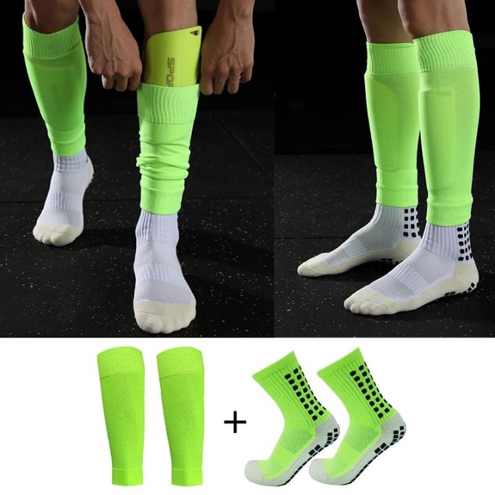 1 set suitable for adult football high elastic football leg cover sports leg cover football socks outdoor protective equipment