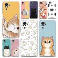 Cat Cute Kitten Cartoon Clear Phone Case For Xiaomi Redmi Note 12 5G 9S 9 8 10 11 Pro+ 9T 8T 10C 9C 9A 7 Pro Soft TPU Back Cover. 