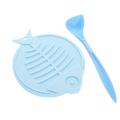 Fish Pet Silicone Universal Canned Lid Feeding Son Fresh Sealed  Cover for  Snacks Wet Food   Pet Feeder Supplies - sky blue - lid obly. 