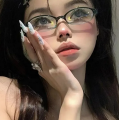 Fashion Oval Frame Glasses for Women Retro Blue Green Small Frame Glasses Anti Blue Light Glasses Y2K Style Eyeglasses. 