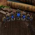 Crystal Hair Tiara Crown Rhinestone Headband Baroque Bride Bridal Tiaras Wedding Dress Hair Accessories. 