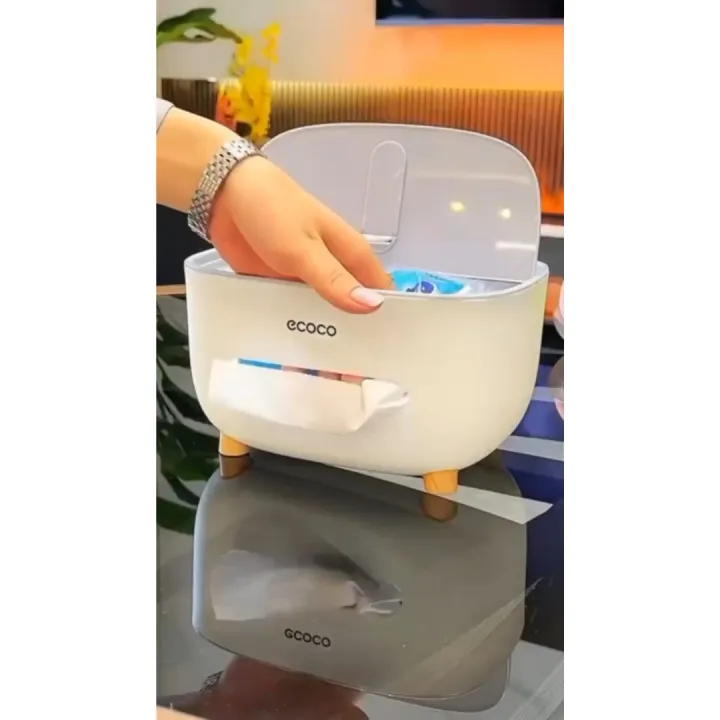 VETCS%20Multifunction%20Rectangular%20Tissue%20Box%20Cover%20Holder%20with%20Storage%20Napkin%20Tissue%20Box%20Holder,Stationery%20Remote%20Control%20Organizer%20for%20Home,Office,Car,Pink,21%20*%2016cm-%20Dhaka%20Shopping%20Zone%20-%20Image%205