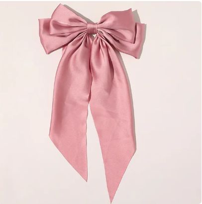 2023%20New%20Women%20Large%20Bow%20Hairpin%20Summer%20Chiffon%20Big%20Bowknot%20Stain%20Bow%20Barrettes%20Women%20Solid%20Color%20Ponytail%20Clip%20Hair%20Accessories%20-%20Image%205