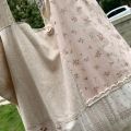 Patchwork Contrast Color Flower Print Shoulder Handbags Fashion Y2k Underarm Bag High-capacity Women All Match Canvas Tote Bags.