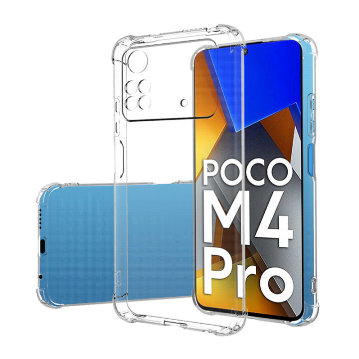 For Xiaomi Poco M4 Pro 4G - Camera Protection Premium Silicone Case Crystal Clear Soft Tpu Ultra-Thin Transparent Flexible Protective Mobile Phone Back Cover - Camera