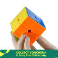 Rubik’s Cube 2x2 Magic Cube Sticker less Fast Speed Cube Puzzle Toy - Colorful Gift.