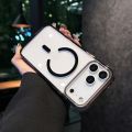 HOCE Clear Acrylic Magnetic Case for iPhone 17 Air 16 15 14 13 12 Pro Max Original Magnetic Wireless Charging Cover.