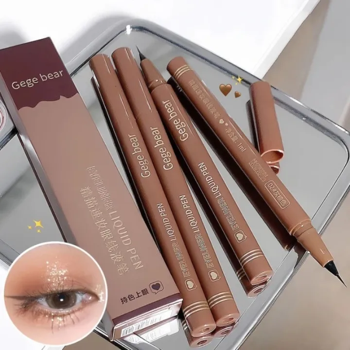 Gege%20Bear%20Ultra-fine%20Head%20Liquid%20Eyeliner%20Pen%20Waterproof%20Lasting%20Quick%20Drying%20Matte%20Black%20Brown%20Eyeliner%20Pencil%20Eye%20Makeup%20Tool%20-%20Image%207