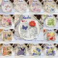 5Pcs Mix Random Flower Butterfly Decoupage Paper Napkins Floral Serviette Paper Tissues for Wedding Xmas Party Decor. 