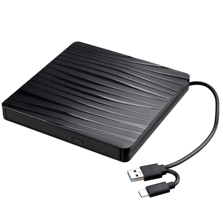 USB3.0+TypeC Dualport Portable External Optical Drive CD/DVD Player