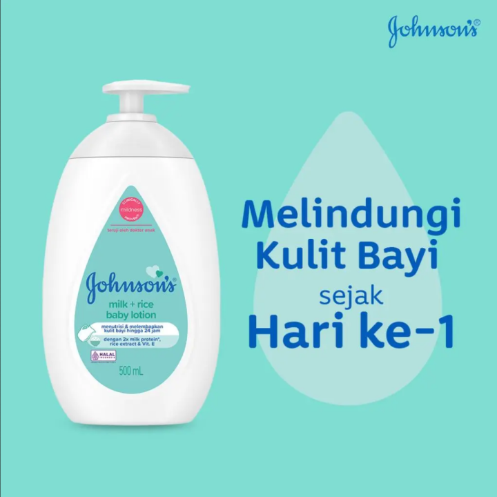 Johnson's® Baby Milk + Rice Lotion 500ml