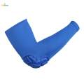 2xElbow Support Compression Honeycomb Pad Brace Joint Arm Sleeve Sport Blue L. 