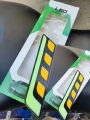 2Pcs Strip body metal indicator white and yellow combination  LED light for motorcycle. 