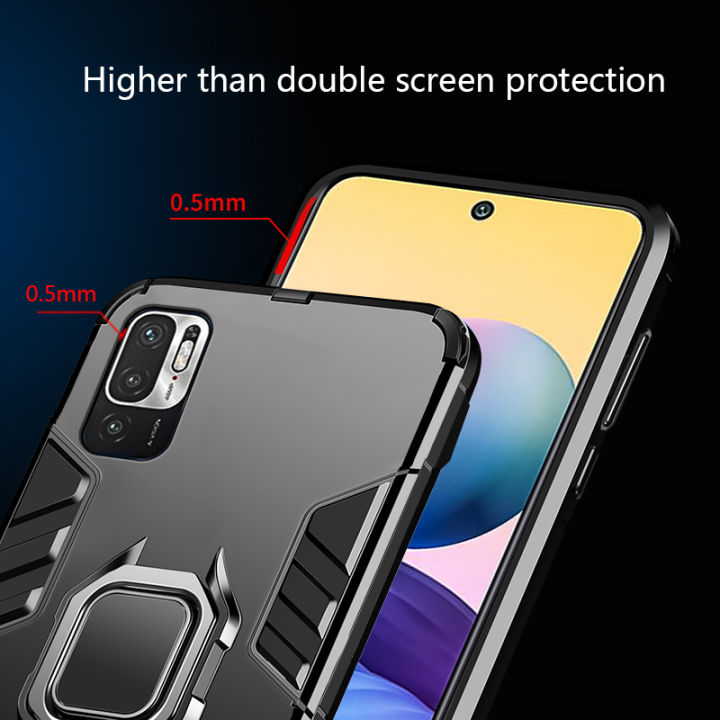 Biruiqu%20For%20Redmi%20Note%2010%205G%20Soft%20TPU+Hard%20PC%20Black%20Panther%20Shockproof%20Slim%20Protective%20Case%20Cover%20with%20Kickstand%20-%20Image%206