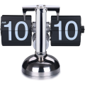 Clock Home Decors Retro Flip Clock Flip Internal Gear Operated Flip Desk Clock Auto Flip Digital Clock Operated.