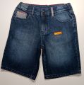 Black soft 2 quarter stone washed denim pant for 7-8 years boy.(waist 26 inch , long 16 inch). 