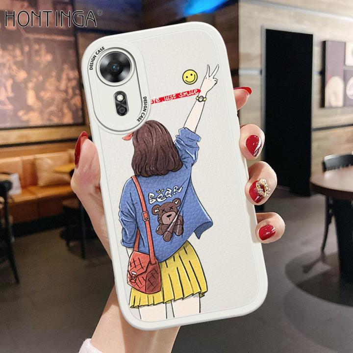 Mobile Back Cover Print For Girls Hontinga For OPPO A17 A17K Back