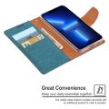 （COD)For iPhone 14 Pro GOOSPERY CANVAS DIARY Canvas Texture Flip Leather Phone Case. 