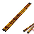 Traditional Long Bamboo Flute Clarinet Student Musical Instrument 7 Hole 42.5cm. 