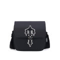 New Fashion Messenger trapstar Bag Lightweight Design Black Nylon Crossbody Bag Large Capacity Stylish Men Shoulder Bag.