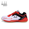 【selevn roind】 DUDELI Badminton Shoes For Men Leather Mens Badminton Sport Sneakers Big Size 11 Indoor Court Shoes Badminton Training Shoes.