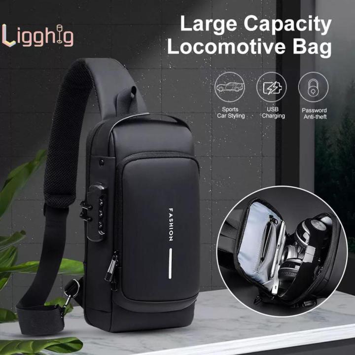 Pack Chest Bag with out password lock mark rydan for Male