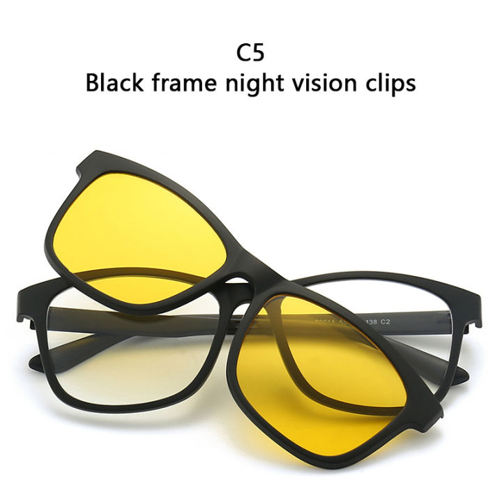 %E3%80%90Prime%20deal%E3%80%91%20Polarized%20Sunglasses%20Men%20Women%202%20In%201%20Magnetic%20Clip%20On%20Glasses%20TR90%20Optical%20Prescription%20Eyewear%20Frames%20Eyeglasses%20-%20Image%204