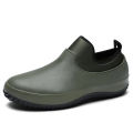 【selevn roind】 Men Slip On Resistant Oil-proof Kitchen Shoes Chef Multifunctional Restaurant Garden Waterproof Safety Work Medical Shoes.