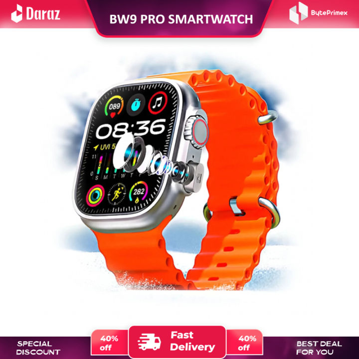 BW9Pro Online Edition 4G Sim Card Supported popup Folding Camera Model Smart Watch Sl-4525