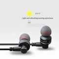 Awei ES-10TY Wired Headphones With Mic Metal 3.5mm In-Ear Earphones Super Bass Stereo Sports Headset For Mobile Phone Earbuds. 