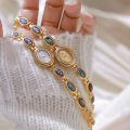 BS FA1835 Women Quartz Watch for Women Black Gold Abalone Shell Watches Gold Luxury Ladies Watch Woman Wristwatches Montre Femme.