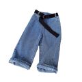 Girls Wide Leg Pants 2024 Autumn New Korean Version Baby Foreign Jeans Little Girls Casual Pants Children's Autumn Clothes. 