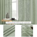 LISM 2023 NEW Linen Sheer Curtain Thiken Fabric Sliding Door Putih Curtain Lining Window Screening Long Curtain with Eye. 