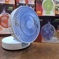 BRIGHT STAR BS-L2826 Rechargeable 1800mAh Lithium Battery Foldable Desk Fan With LED Light. 