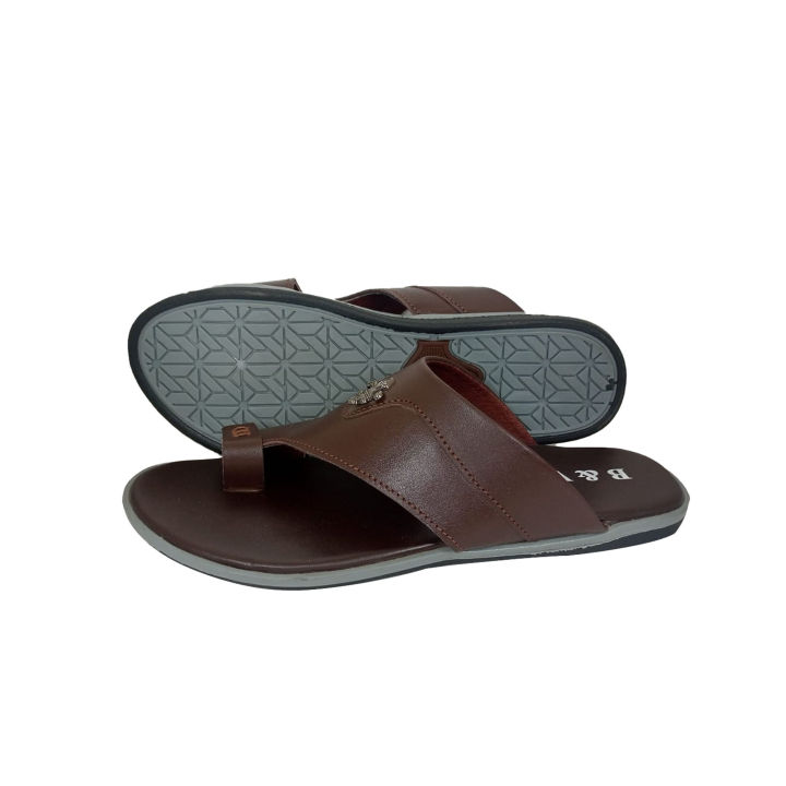 B&W Chocolate Color Sandal for Men