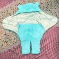 Baby Sleeping Bag Ultra-Soft Fluffy Fleece – Newborn Receiving Blanket & Swaddle Wrap. 