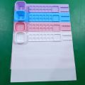 Silicone Silicone Craft Mat Durable Fast Drying 14 Grids Oil Painting Sheet Washable Craft Mat With Cleaning Cup Painting.