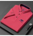 New Embroidered Polo Shirt Men's High-end Luxury Top Summer Casual Lapel Short Sleeve T-shirt. 