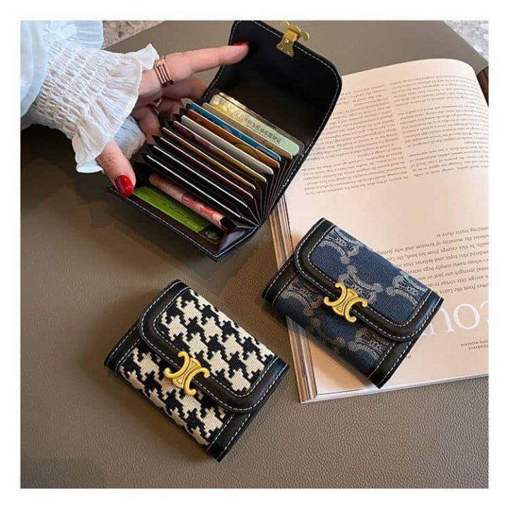 Nice Credit Card Holder, Mini Zipper Around Coin Purse, Wallet