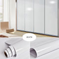 Pure White Wallpaper Self-Adhesive Waterproof Moisture-Proof Paint Kitchen Wall Stickers Cabinet Table Furniture Decoration Film.