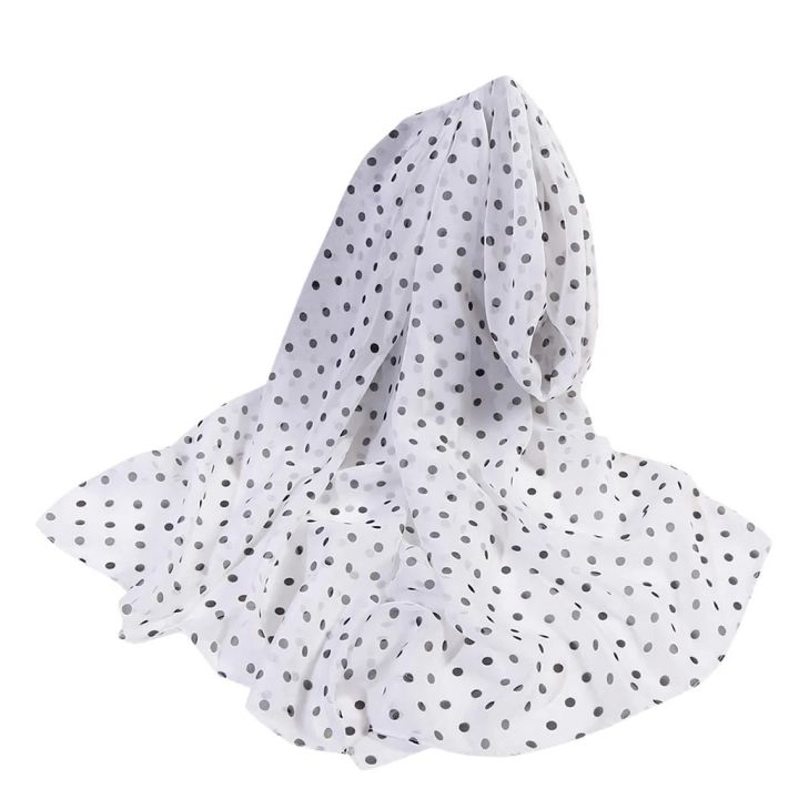 【Hey my home】scarf bandana chiffon hijab 160*50cm Women Dot Long Soft Wrap Scarf Simulation Shawl Scarves scarf бандана