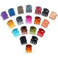 Korean version of ladies children's mini small grab clip top clip hairpin 1.0cm plastic bangs clip hair grab 100 boxed batches. 