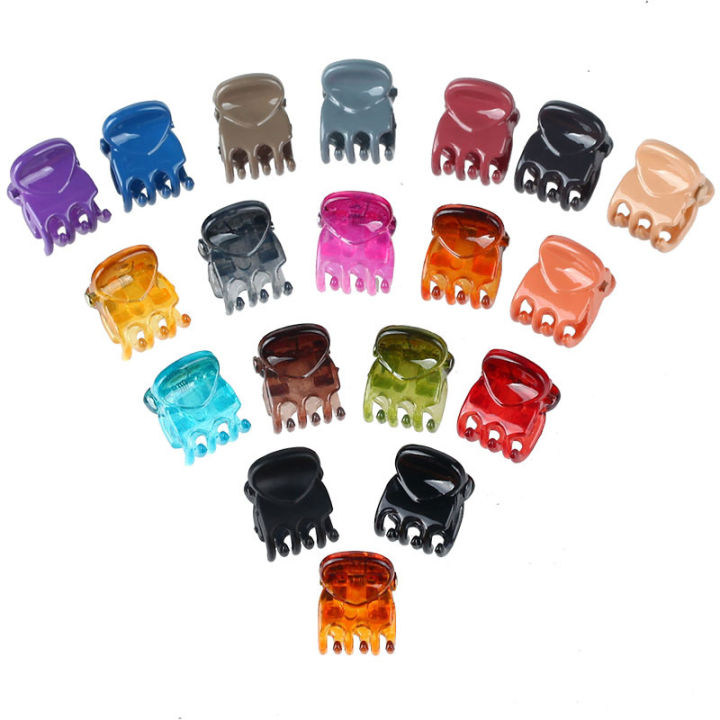 Korean%20version%20of%20ladies%20children's%20mini%20small%20grab%20clip%20top%20clip%20hairpin%201.0cm%20plastic%20bangs%20clip%20hair%20grab%20100%20boxed%20batches%20-%20Image%202