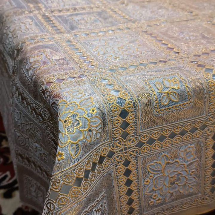 Protect%20Your%20Table%20With%20The%20Pvc%20Waterproof%20Oil-Proof%20Gold%20clour%206%20seater%20Dining%20Linen%20Tablecloth%20Protector%20Dining%20Table%20Cover-84%20X54%20inches/4.6%20hat%20by%203%20hat-%20lira-2%20-%20Image%204