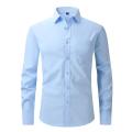 Men Spring Summer US Size Formal Dress Shirt Boys Oversize Orange Green Long Sleeve Casual Button Single Breasted Shirt Xxxl.