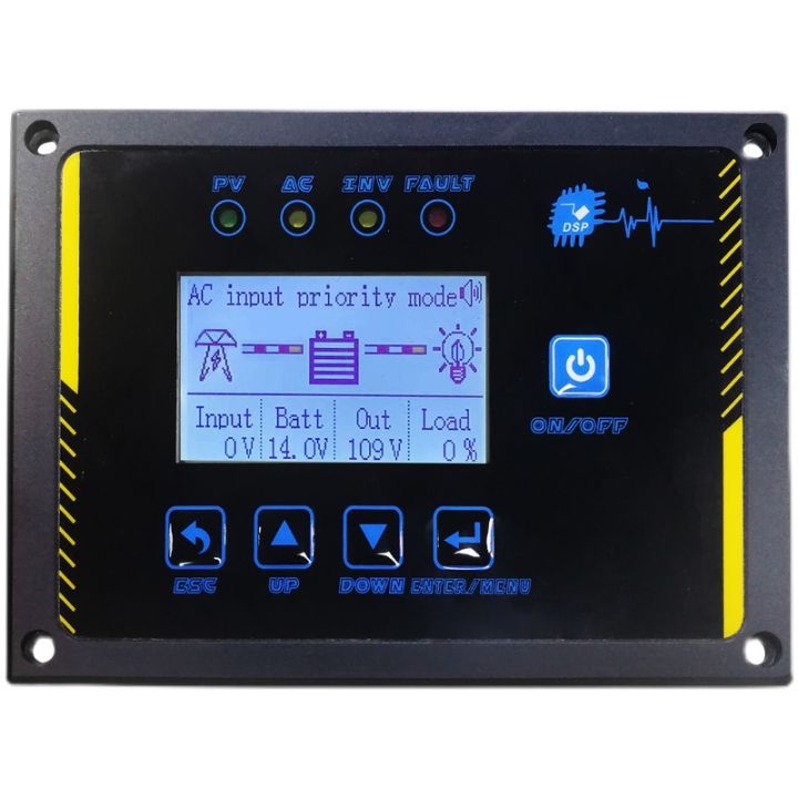 Remote control panel for off grid RV power frequency inverter