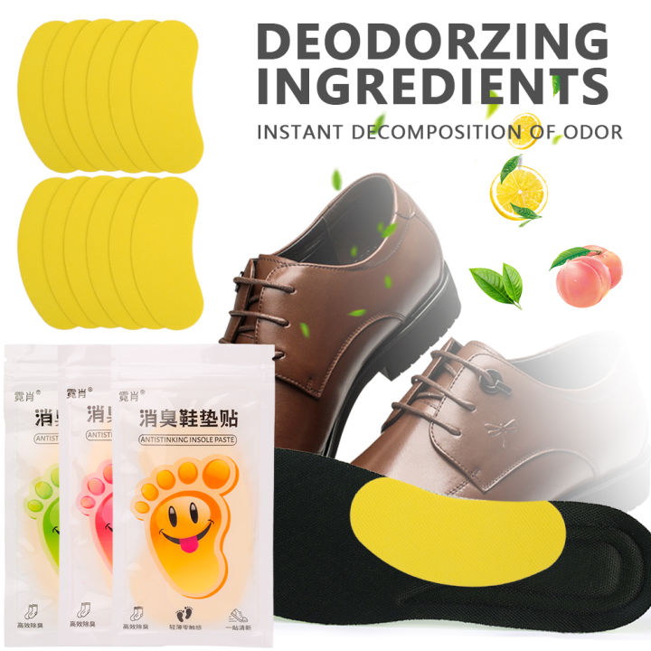 12/36pcs Shoes Deodorant Sticker Deodorant Foot Odor Deodorant Sneaker Smell Fresh Deodorant Insole Sterilization Sticker