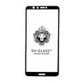 5D Tempered Glass Screen Protector for Huawei Y9 (2018) - Black and Transparent. 