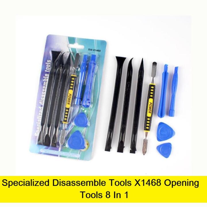 X1468 8 In 1 Specialized Disassemble Tools Opening Tools For Mobile Smart Phone Screen Replacement Tablet Laptop Shell Case Repair Tools Set